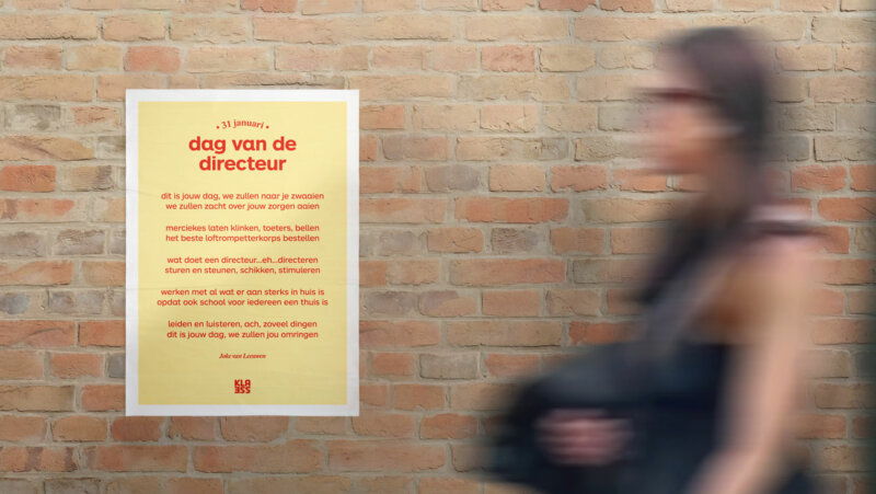 Klik & Print poster Dag van de directeur