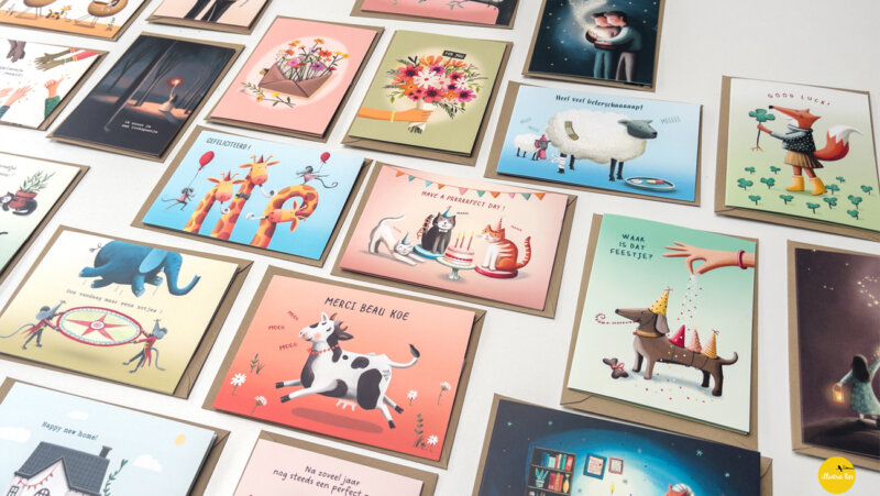 Wenskaarten van Illustratie'lies