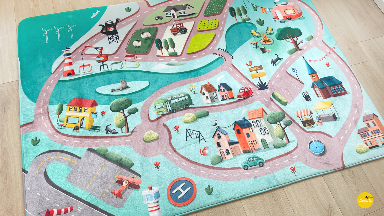Speeltapijt van Illustratie'lies