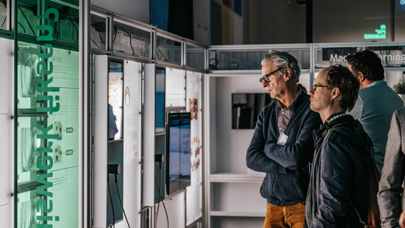 Bezoekers aan de Expo AI!