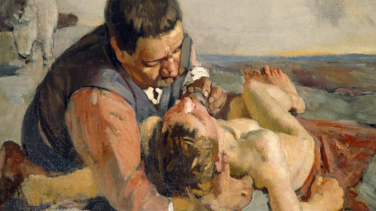 Schilderij van Ferdinand Hodler uit Expo Compassion MAS