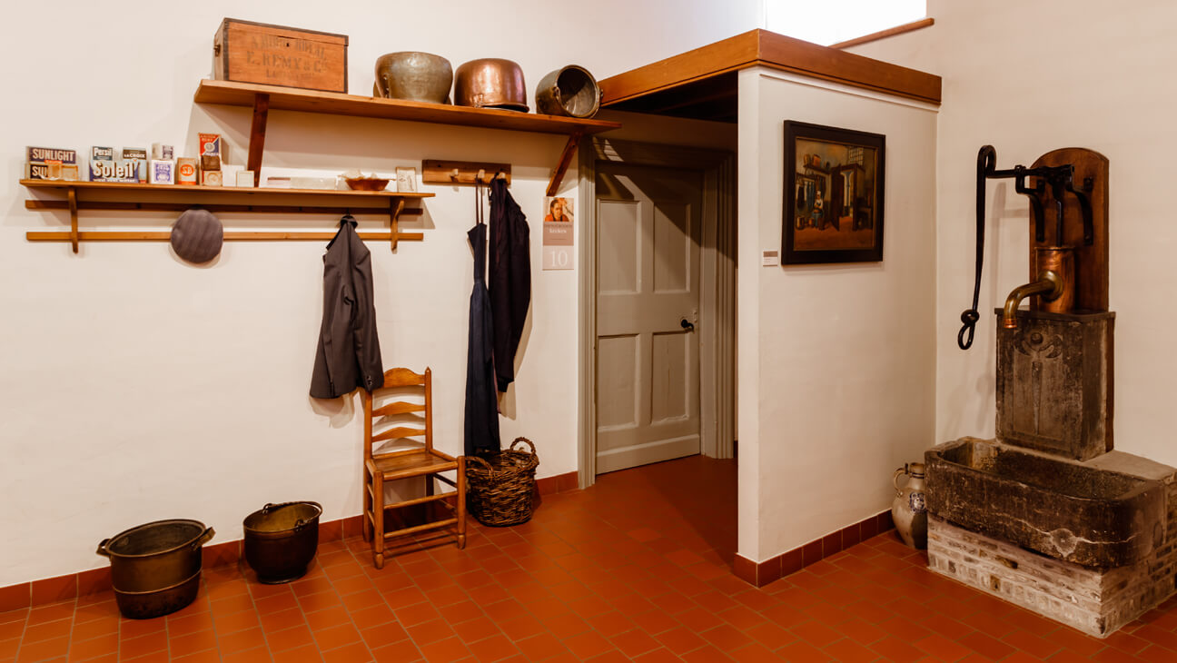 Kamer in het Gasthuismuseum in Geel