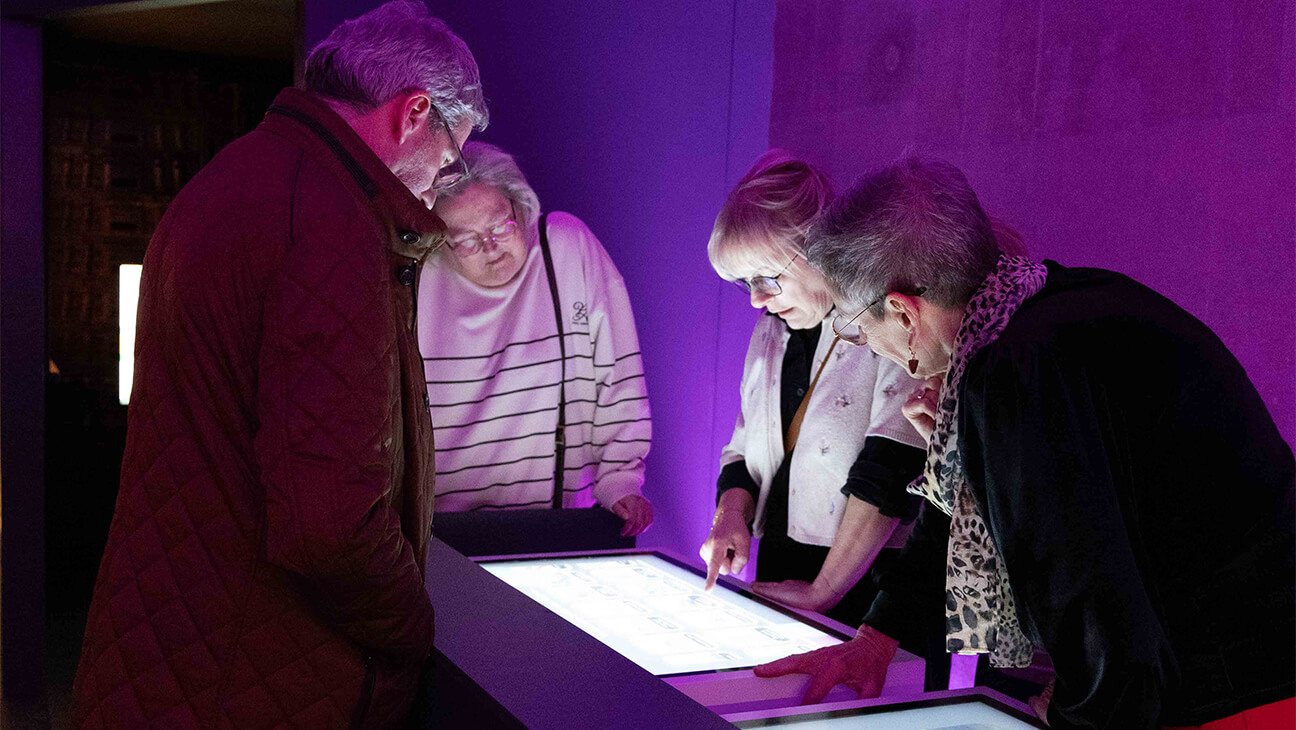 Bezoekers aan de expo 'eigen kweek'