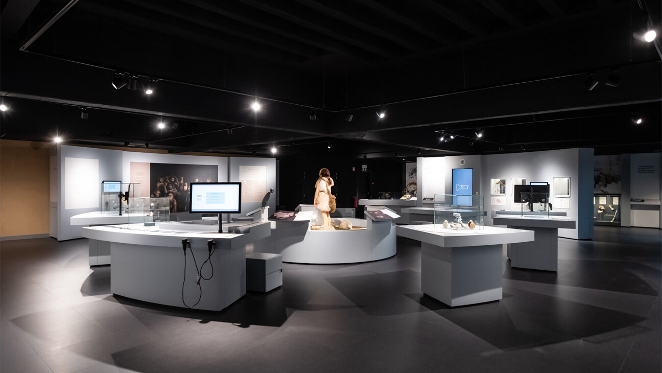 Zaal in 'Espace Muséal d'Andenne'