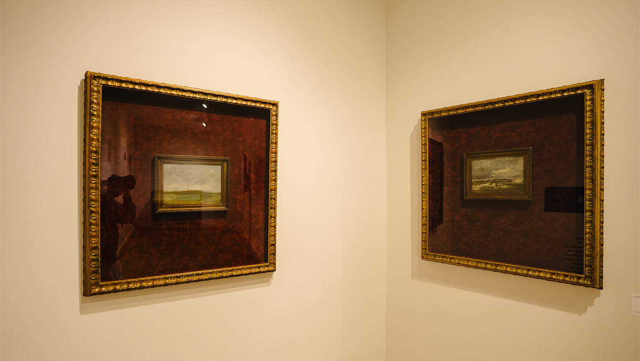 Zaal met kunstwerken van James Ensor