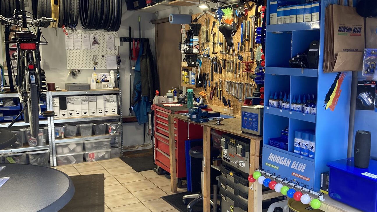 Werkplaats van  Bikebear Repair