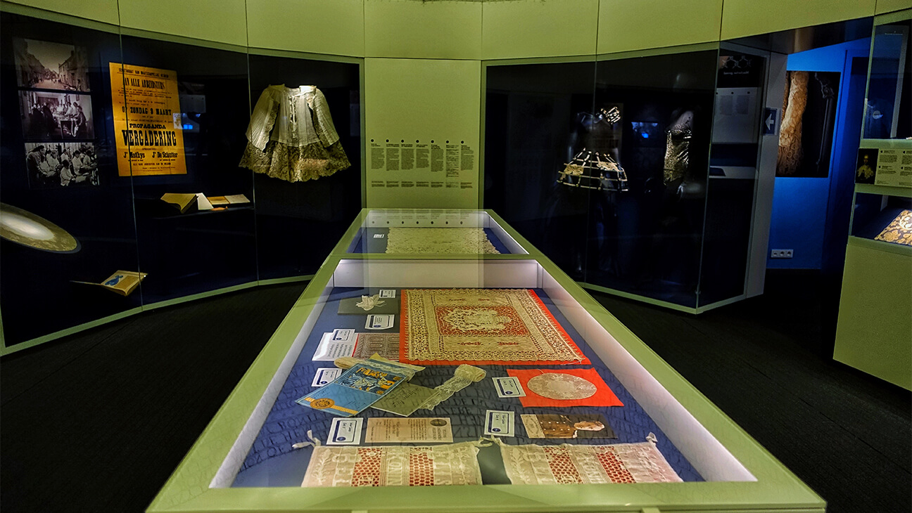 Zaal in kantcentrum Brugge