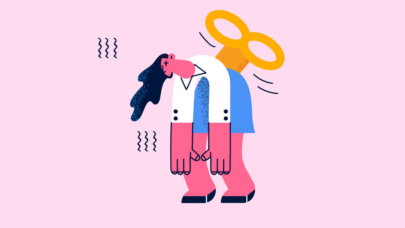 illustratie over burn-out in onderwijs