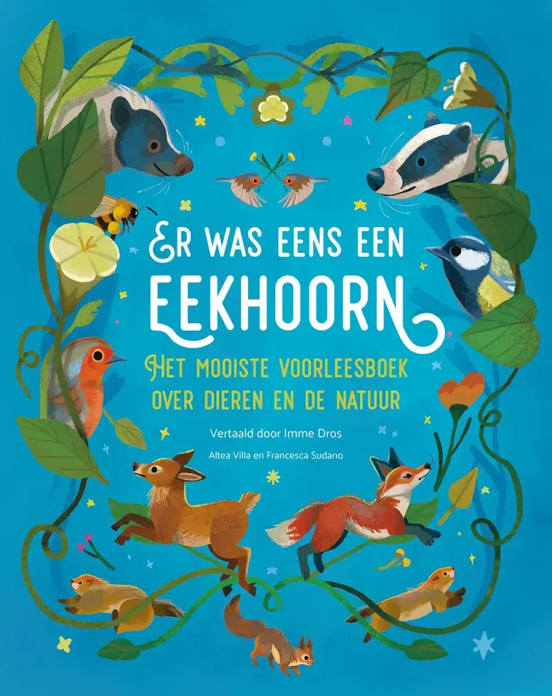 boekcover er was een een eekhoorn