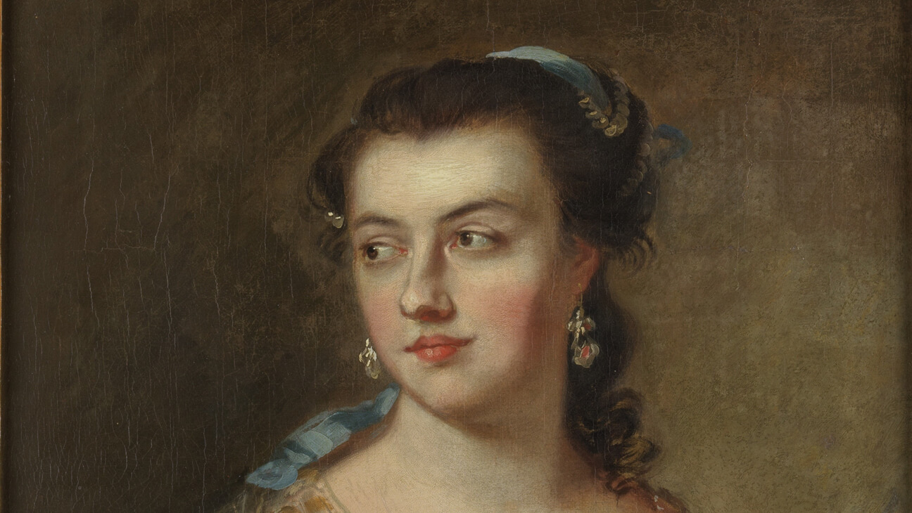 Portret van Maria Theresa Borrekens door Philip Joseph Tassaert uit de expo Vrouwenzaken / Zakenvrouwen