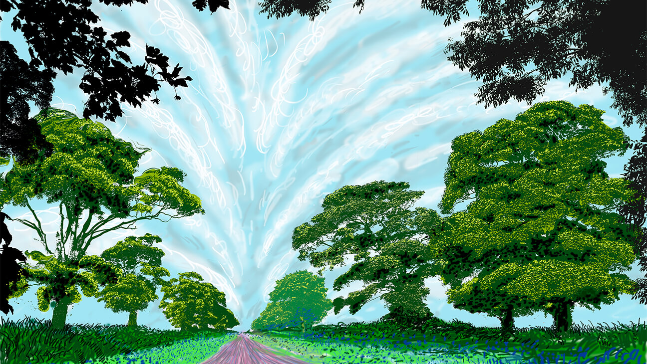Summer Sky van David Hockney