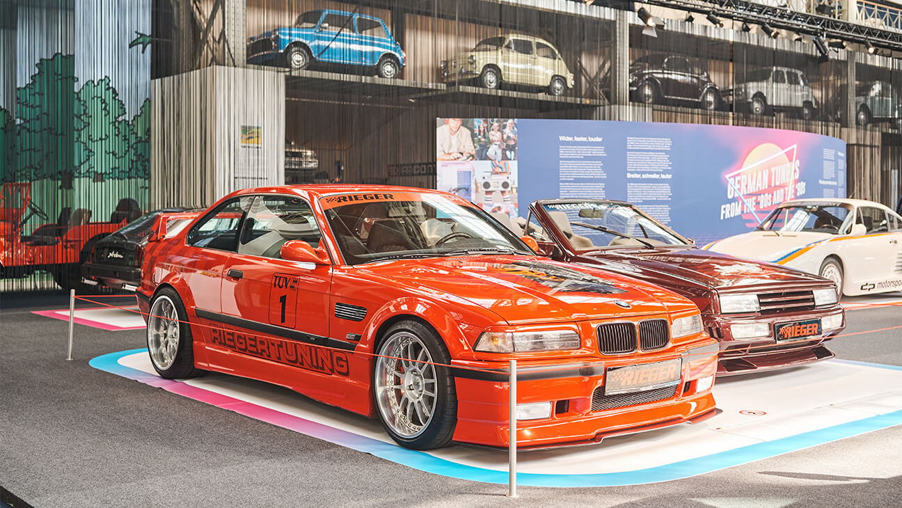 Getunede BMW op de expo German tuners from the 80’s and the 90’s