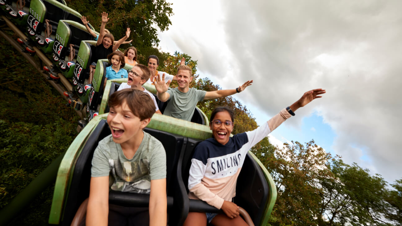 Rollercoaster in Bellewaerde