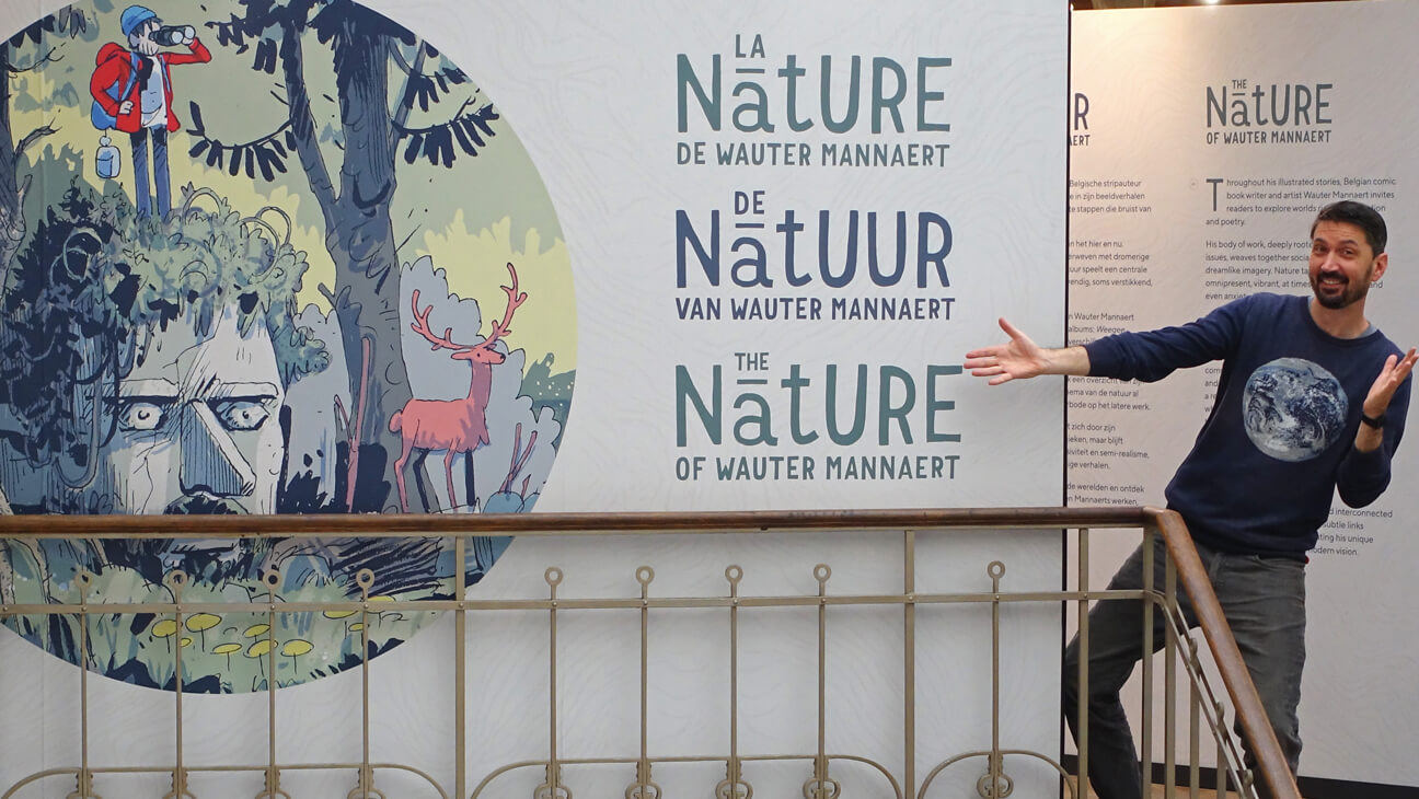 Start van de expo De natuur van Wauter Mannaert