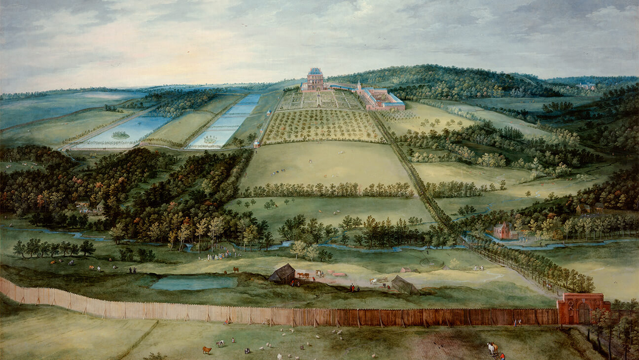 • Jan Brueghel de Velours, Le Château de Mariemont, huile sur toile, 1612, Inv. CA 102, Transfert de l'Etat à la Ville de Dijon, à titre gratuit : Paris, Musée du Louvre, Dépôt de l'État de 1812, transfert définitif de propriété à la Ville de Dijon, arrêté du Ministre de la Culture du 15 septembre 2010