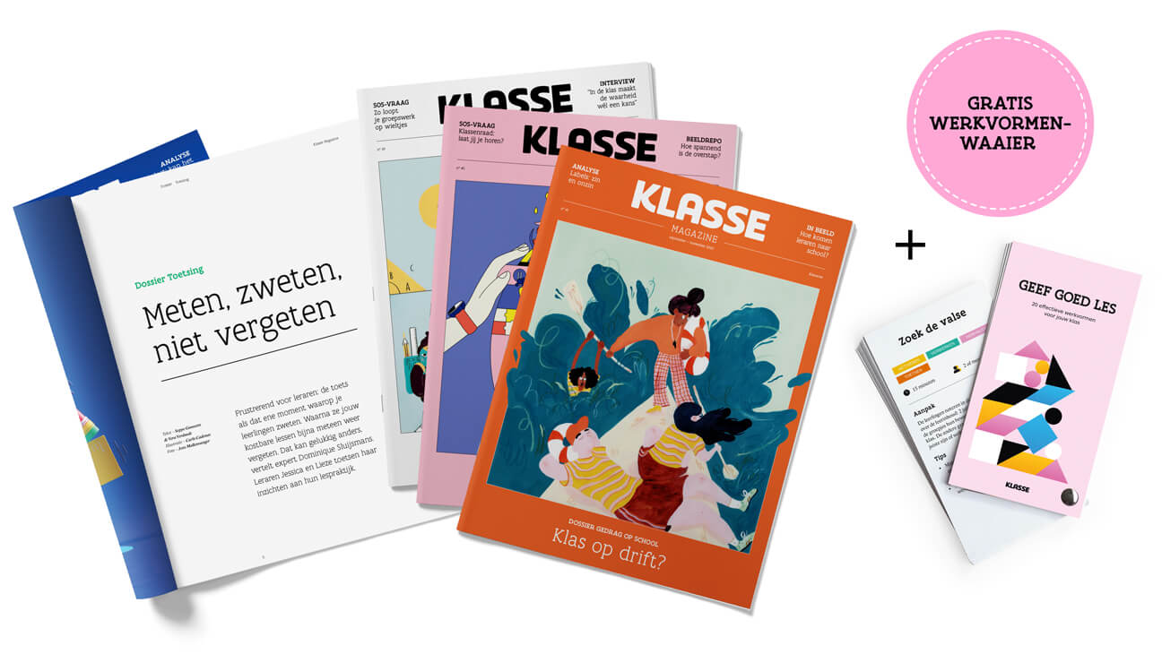 Klasse magazine met gratis werkvormenwaaier