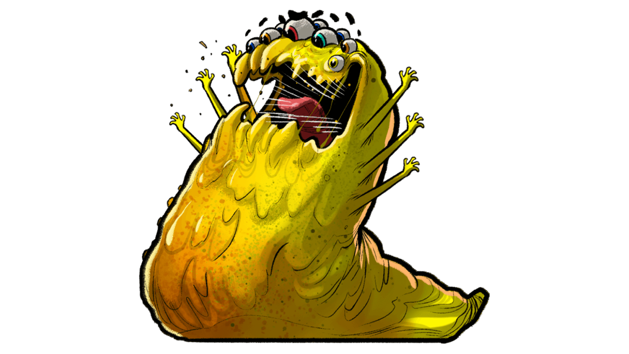 Pindakaasmonster uit de jij & ik doe-expo