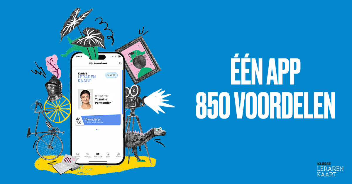 Promobeeld Lerarenkaart-app