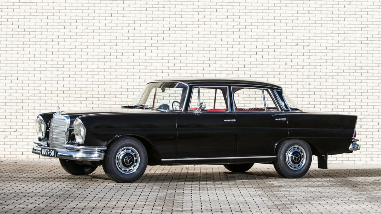 Oldtimer S-klasse van Mercedes