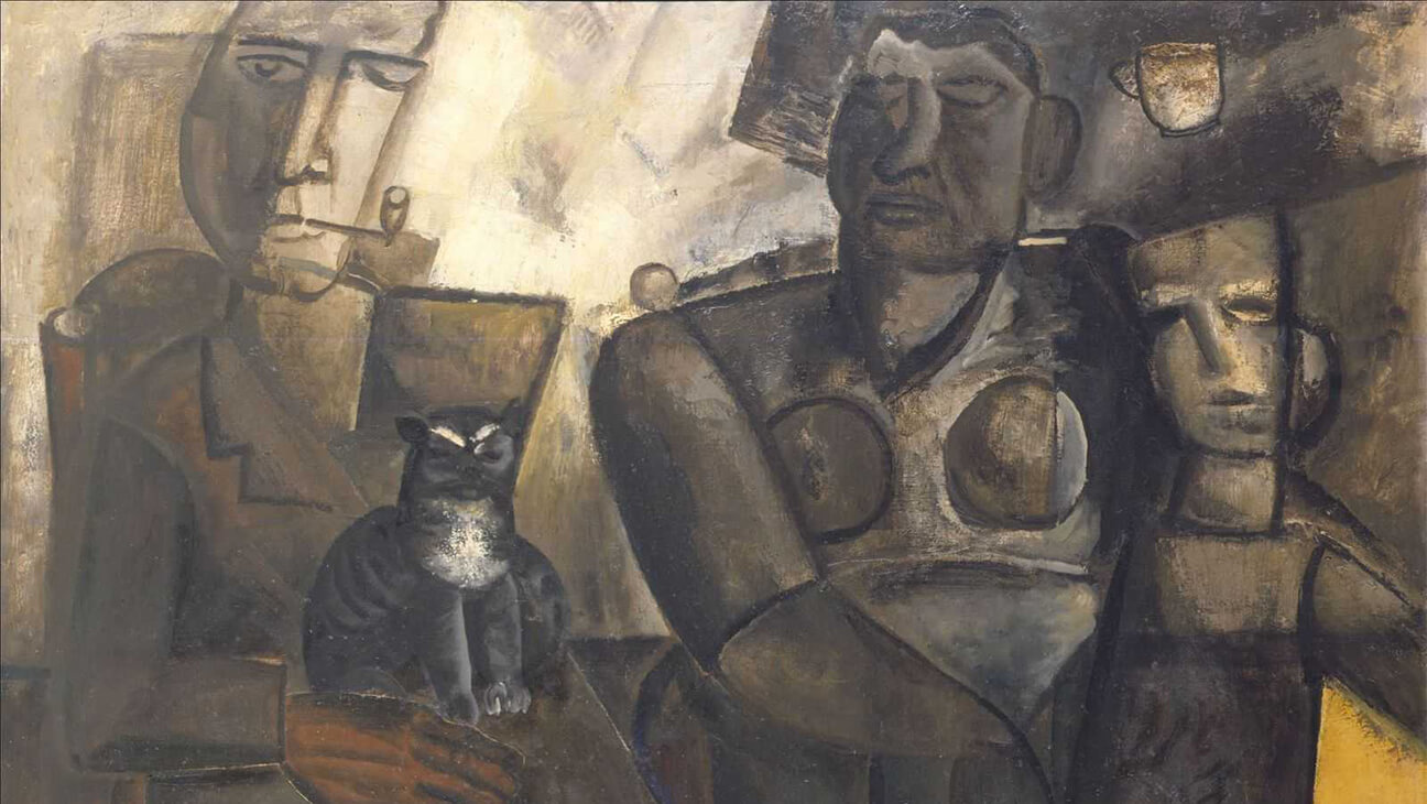 Permeke, Boerengezin met kat, 1928, Olieverf op doek