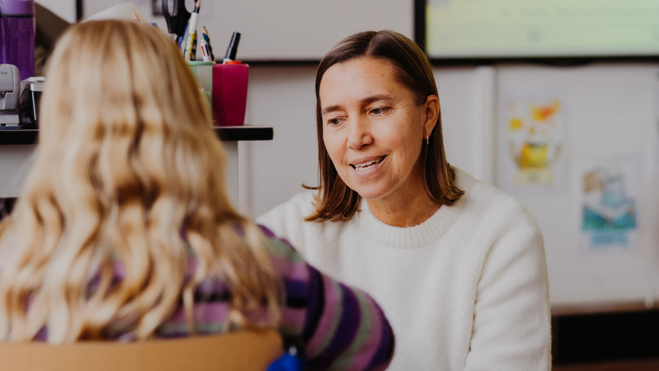 Margit Boeve van inclusieve school Matadi