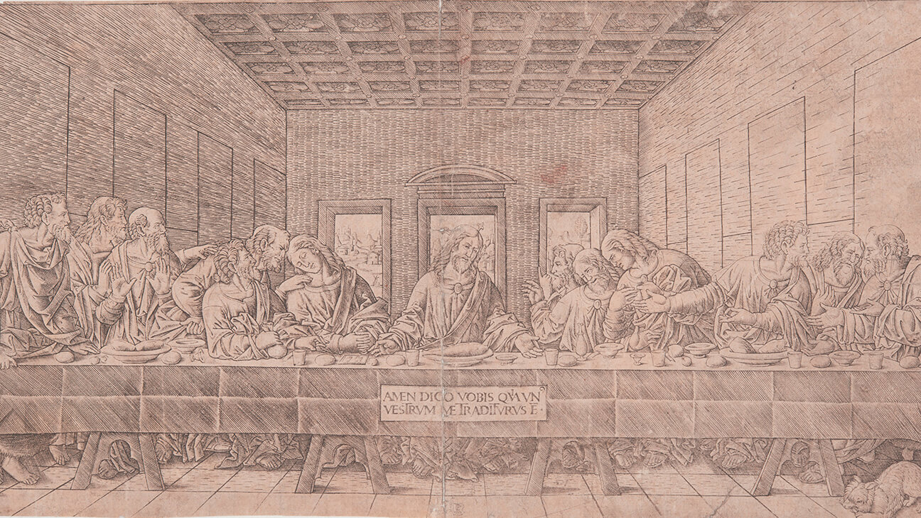 Gravure van kunstenaar Giovanni Antonio da Brescia