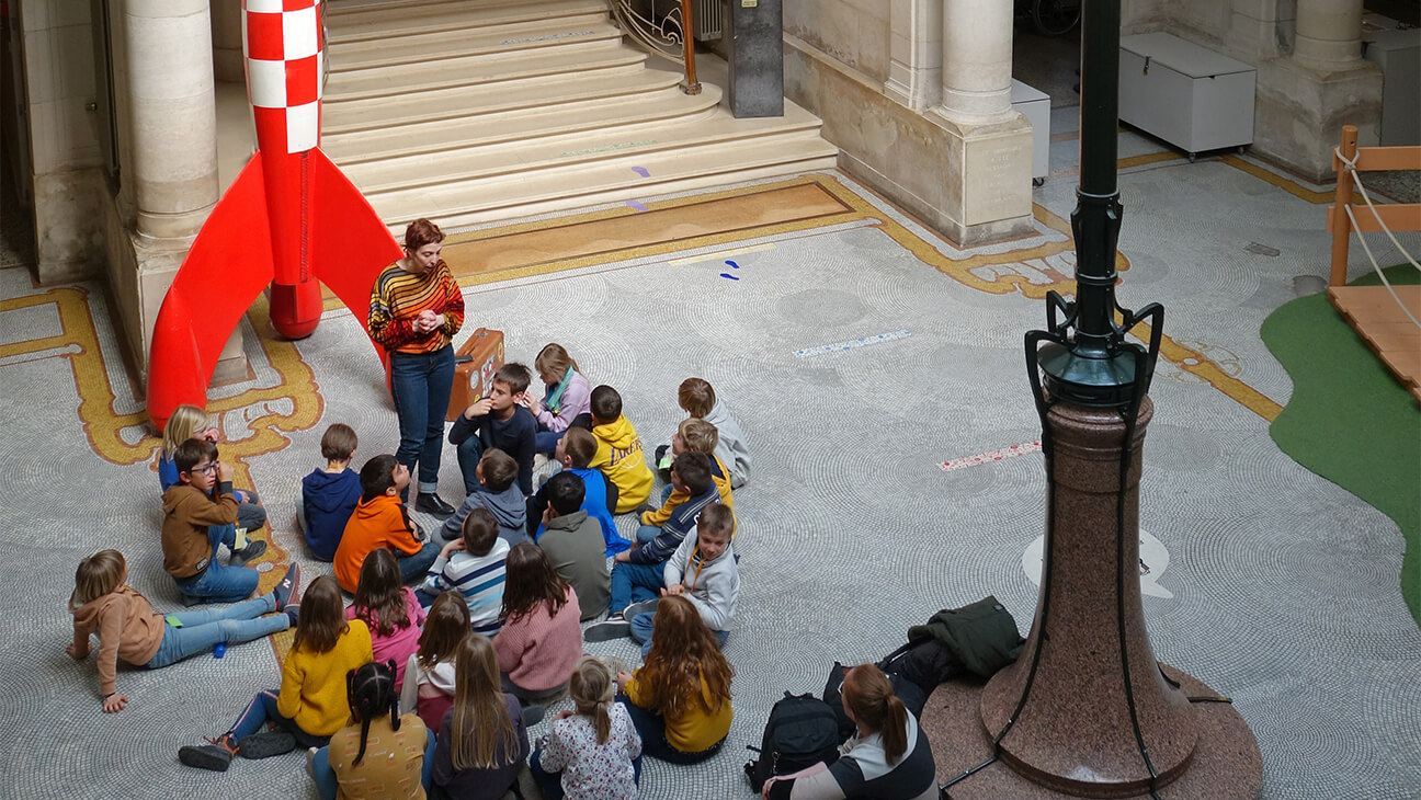 Rondleiding in het stripmuseum