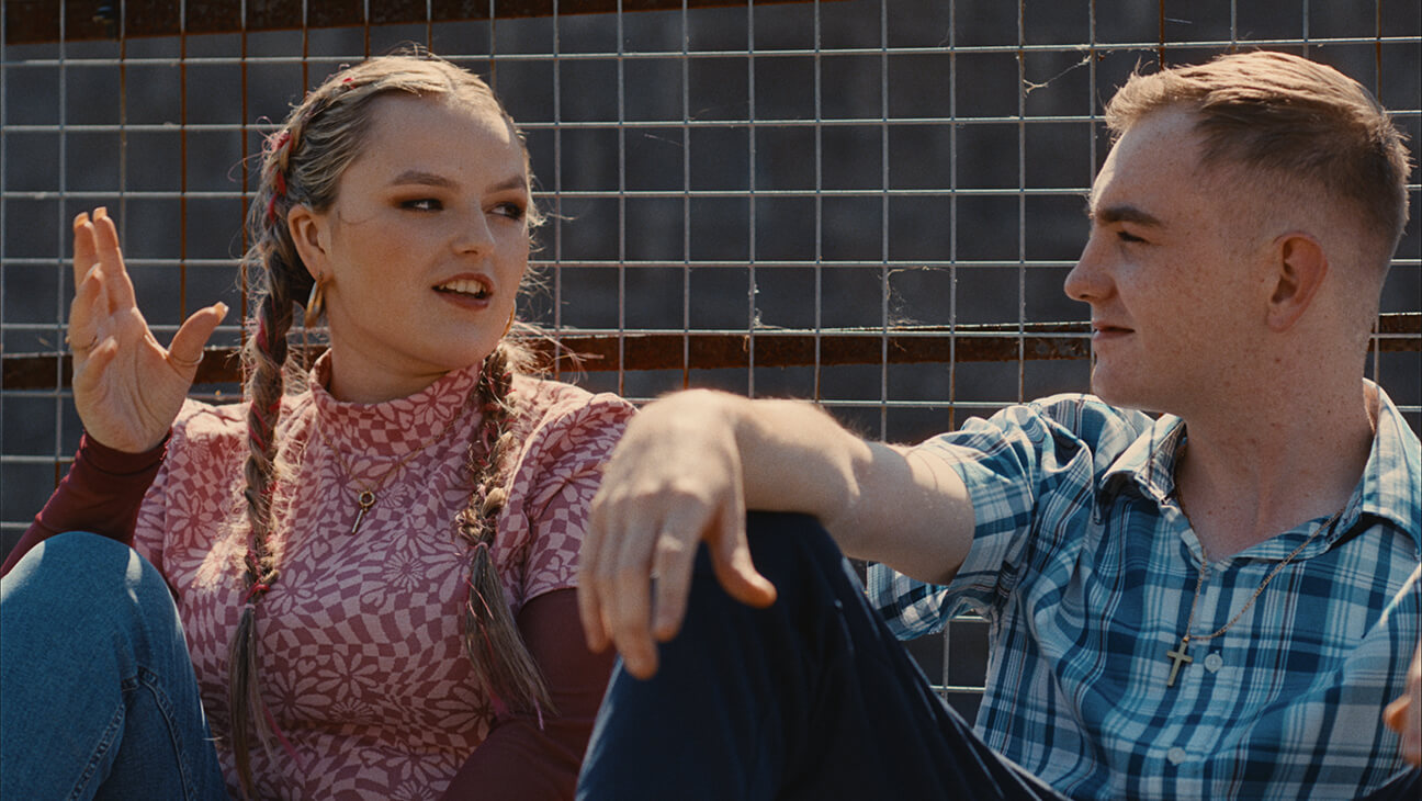 Screenshot uit de film 'Christy and his brothers'